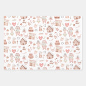 Père Noël Feuilles de papier d'enveloppement de bo (Devant)