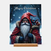 Père Noël Frostbite et son elfe de malice. (Recto)
