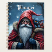 Père Noël Frostbite et son elfe de malice. (Devant)