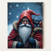 Père Noël Frostbite et son elfe de malice. (Dos)