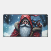 Père Noël Frostbite et son elfe de malice. (Recto)