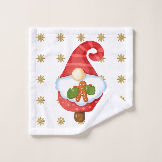 Père Noël Gnome (Gant de toilette)