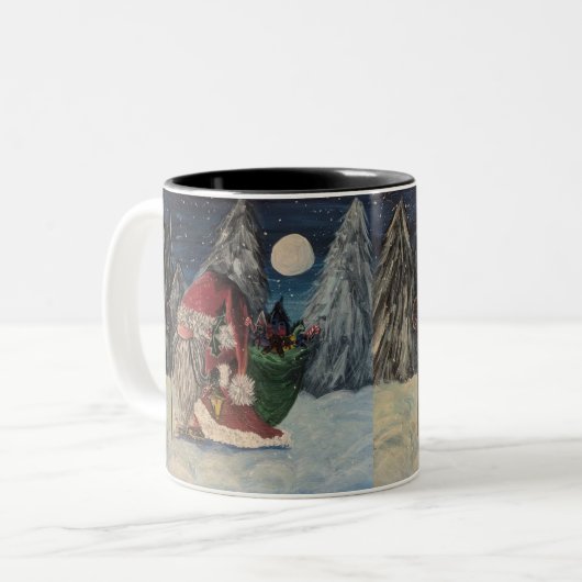 Père Noël Gnome Mug (Devant gauche)