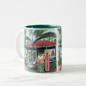 Père Noël hawaïenne Mele Kalikimaka Mug (Devant gauche)
