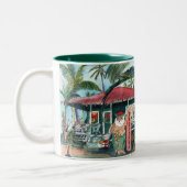 Père Noël hawaïenne Mele Kalikimaka Mug (Gauche)