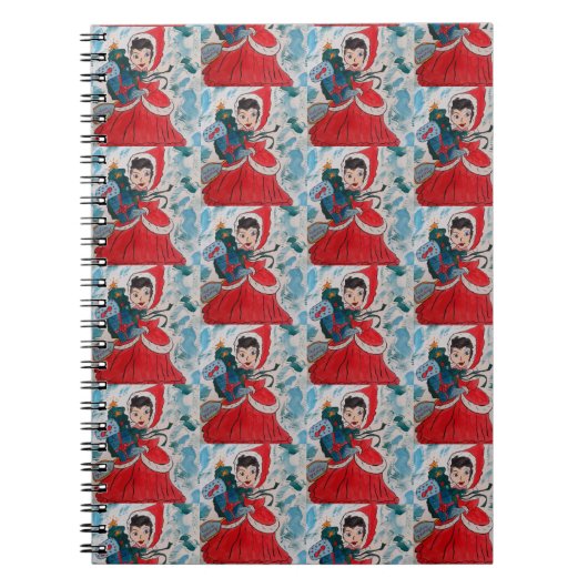 Père Noël Helper Christmas Spiral Carnet (Devant)