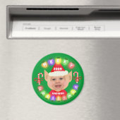 Père Noël Helper Custom Photo Magnet (In Situ (Lave-vaisselle))