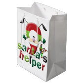 Père Noël Helper Joyeux Noël Sacs cadeaux (Dos Angle)