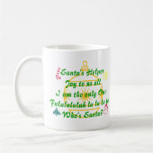Père Noël Helper Mug (Gauche)