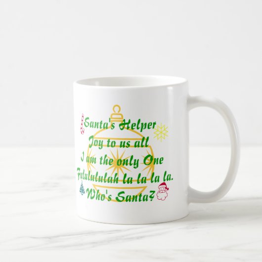Père Noël Helper Mug (Droite)