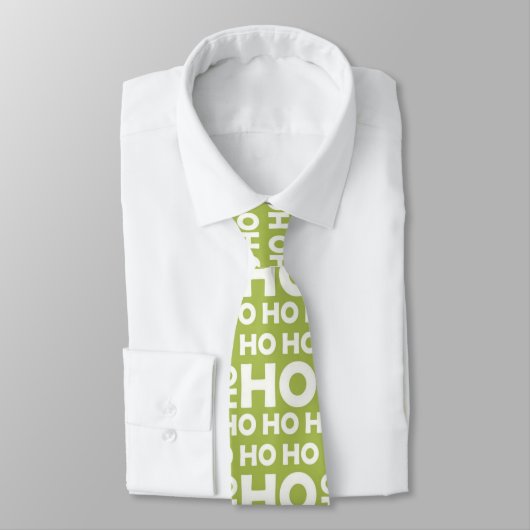 Père Noël Ho Ho Ho Cravate - Custom Christmas Gree (Attaché)