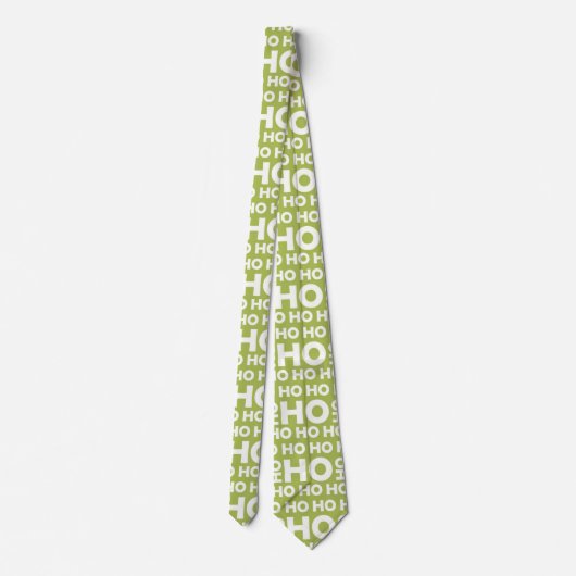 Père Noël Ho Ho Ho Cravate - Custom Christmas Gree (Dos)