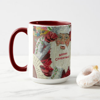 Père Noël Holiday 15 oz Classic Mug Checking It Tw