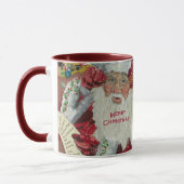 Père Noël Holiday Mug "Checking It Twice" Art Clas (Gauche)