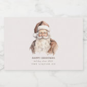 Père Noël Holiday privilégie les Étiquettes de min (Étiquettes simples)