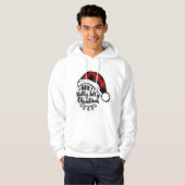 Père Noël Holly Jolly Wish sweat - shirt à capuche (Devant entier)