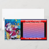 PÈRE NOËL INSPIRÉ MODÈLE PHOTO DE NOËL (Devant / Derrière)