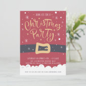 Père Noël | Invitation à la fête de Noël (Debout devant)