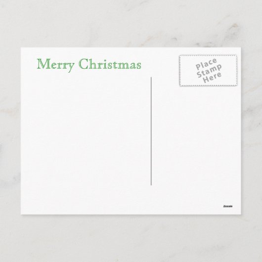 Père Noël ! Je le connais ! Carte postale (Dos)