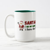 PÈRE NOËL ! JE LE CONNAIS ! Mug (Gauche)