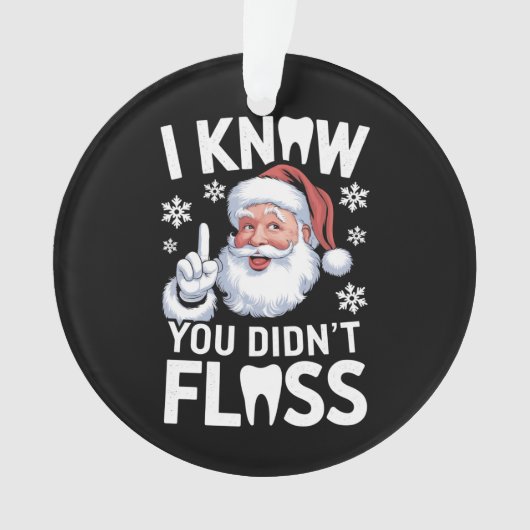 Père Noël Je sais que vous n'avez pas perdu Dentis (devant)