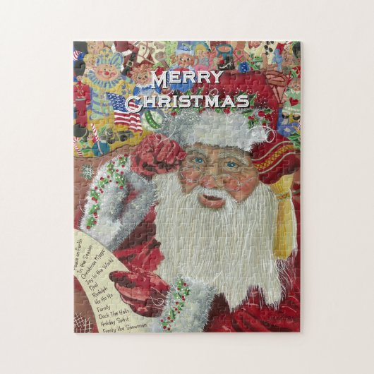 Père Noël Jigsaw Puzzle "Checking It Twice" 252 pi (Vertical)