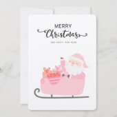 Père Noël Jolly Cartes de Noël (Devant)