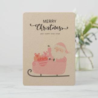 Père Noël Jolly Cartes de Noël