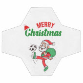 Père Noël Jouer Cool de football (Plat)