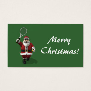 Père Noël Joueur de Tennis