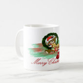Père Noël Joy Sock Christmas Mug (Devant gauche)