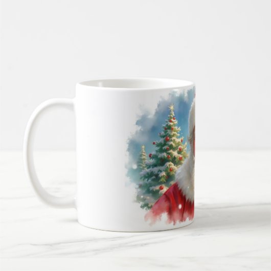 Père Noël Joyeuse Mug de Noël (Gauche)