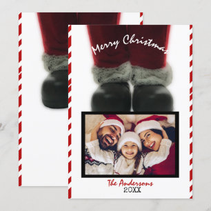 Père Noël Joyeux Noël Carte de Vœux de Fêtes