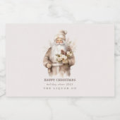 Père Noël Joyeux Noël favorise les Étiquettes de b (Étiquettes simples)