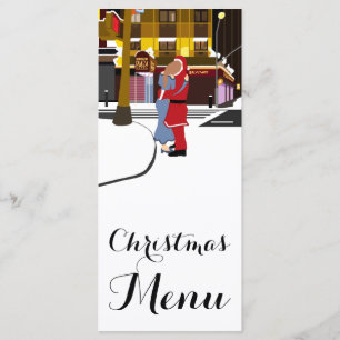 Père Noël Kiss Sur Broadway Menu Noël