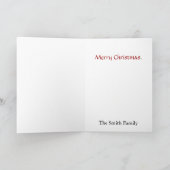 Père Noël Knows, Une Carte De Noël Vintage (Intérieur)