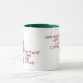 Père Noël Labradoodle Mug (Centre)