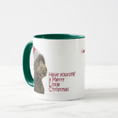 Père Noël Labradoodle Mug (Devant gauche)