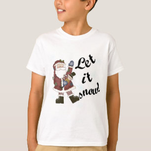 Père Noël Laisser la neige T-shirts et cadeaux