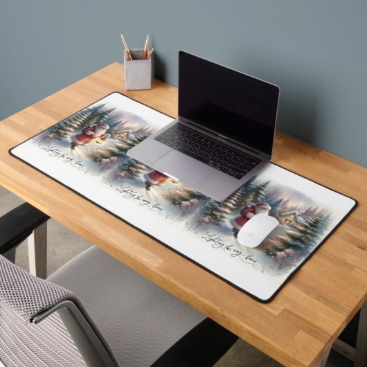 Père Noël Lantern Walk Winter Cottage Scène (Bureau 2)