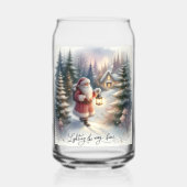 Père Noël Lantern Walk Winter Cottage Scène (Verso)