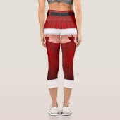 Père Noël Leggings drôle Costume de Noël Yoga Pant (Verso)