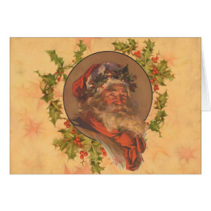 Père Noël Leyendecker Antique Victorien