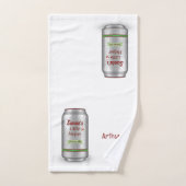 Père Noël Little Helper Holiday Ale Personnalisé (Serviette à main)