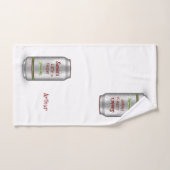 Père Noël Little Helper Holiday Ale Personnalisé (Serviette à main)