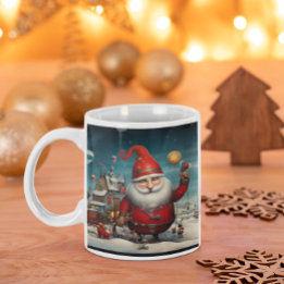 Père Noël lunatique 2 Mug