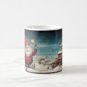 Père Noël lunatique 2 Mug (Centre)