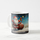 Père Noël lunatique 3 Mug (Devant gauche)