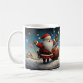Père Noël lunatique 3 Mug (Gauche)