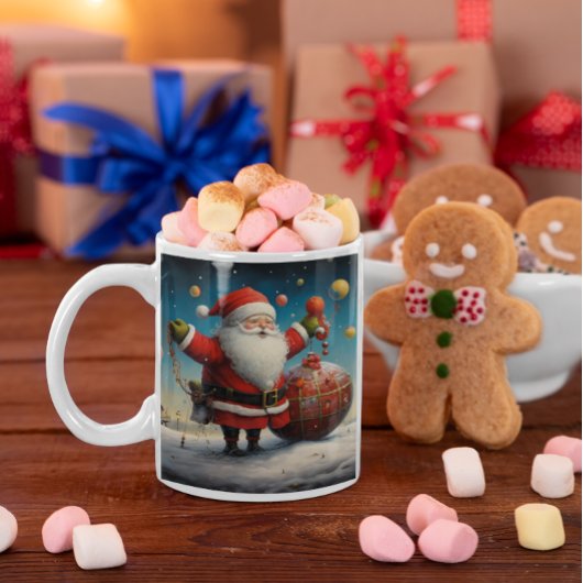 Père Noël lunatique 3 Mug
